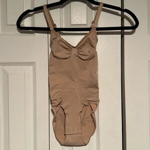 Skims seamless sculpt brief bodysuit - nude clay small